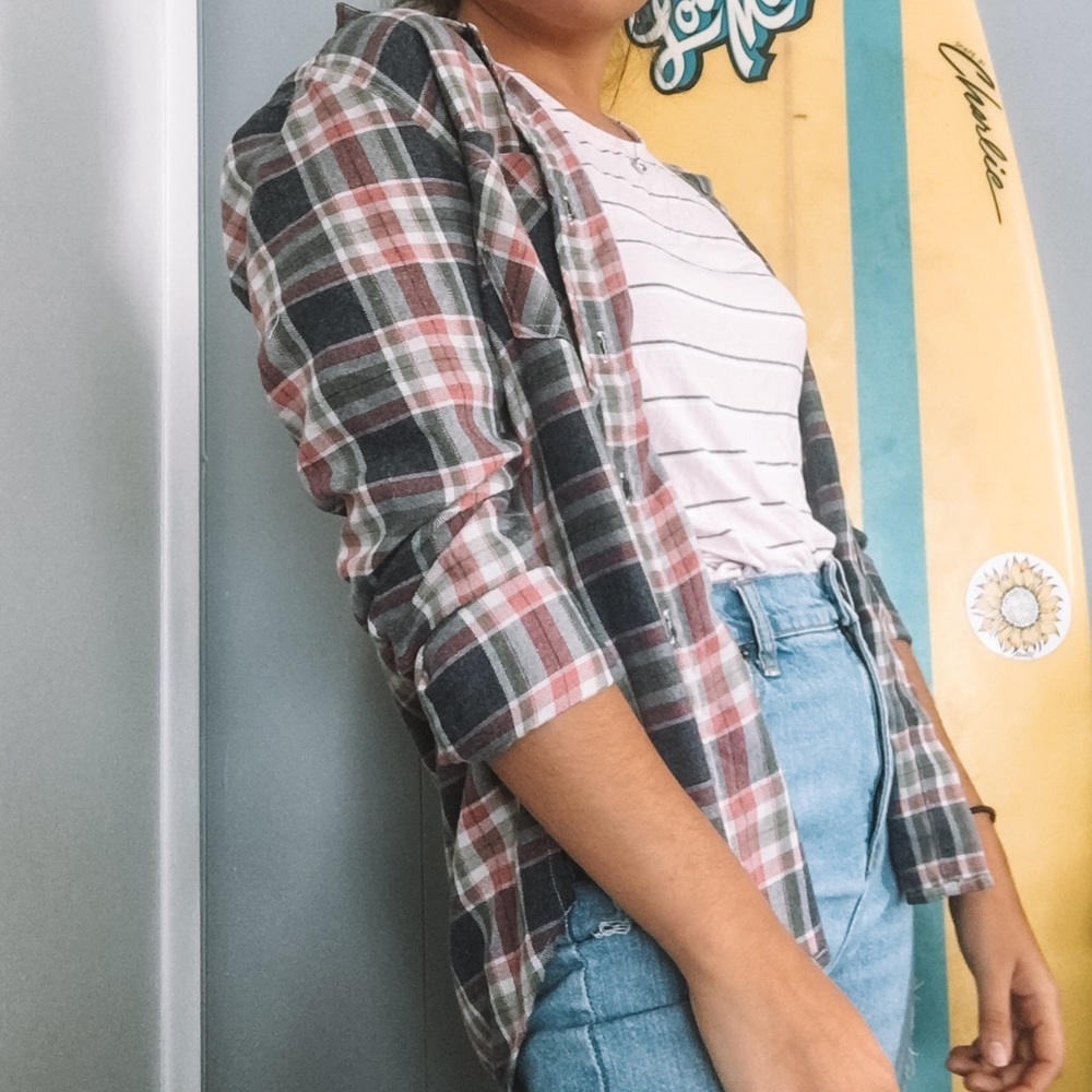 Cozy Flannel LA Hearts